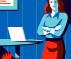 Professional Woman Illustration