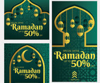 Instagram Ramadan Sale Template Vector Pack