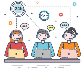 Call Center Vector