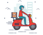 Delivery Man Vector