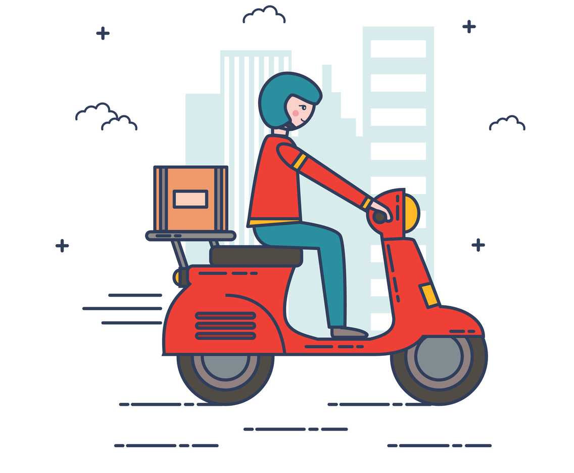 Delivery Man Vector