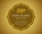 Happy Islamic New Year Vector Background