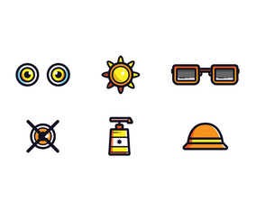 Ultraviolet Infographic Elements Vector