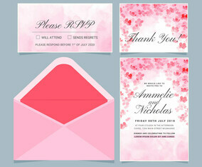Vector Japanese Style Invitation