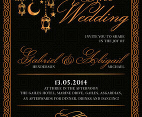 Islamic Style Invitation
