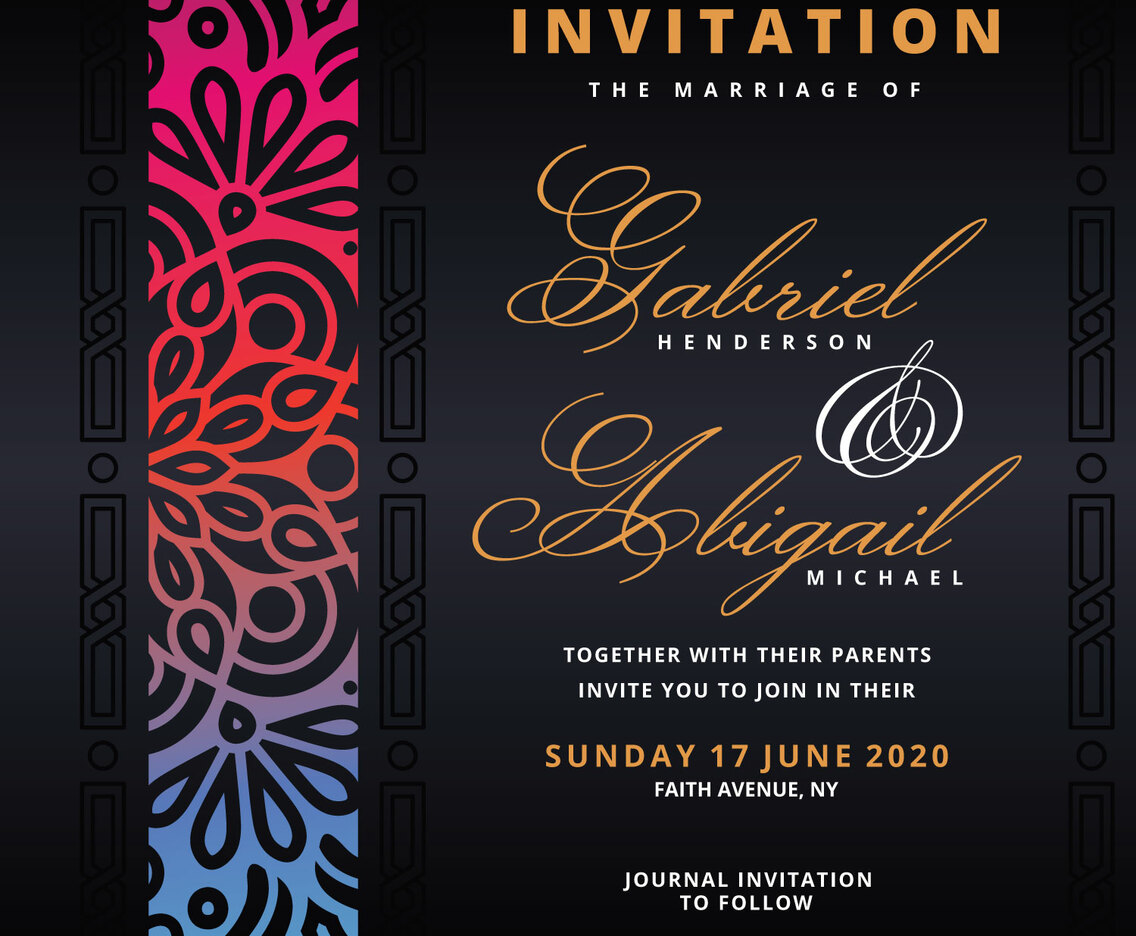 Islamic Style Invitation