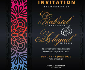 Islamic Style Invitation