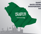 Saudi Arabia Flag Background