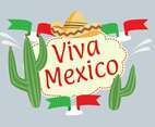 Viva Mexico Illustration Vector