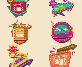 Vintage signs