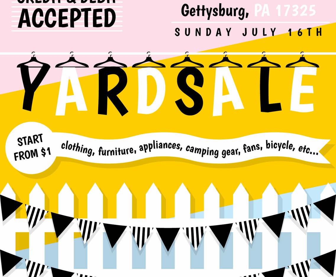Unique Yard Sale Sign Vectors