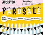 Unique Yard Sale Sign Vectors