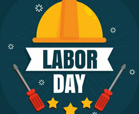 Flat Labor Day Vector