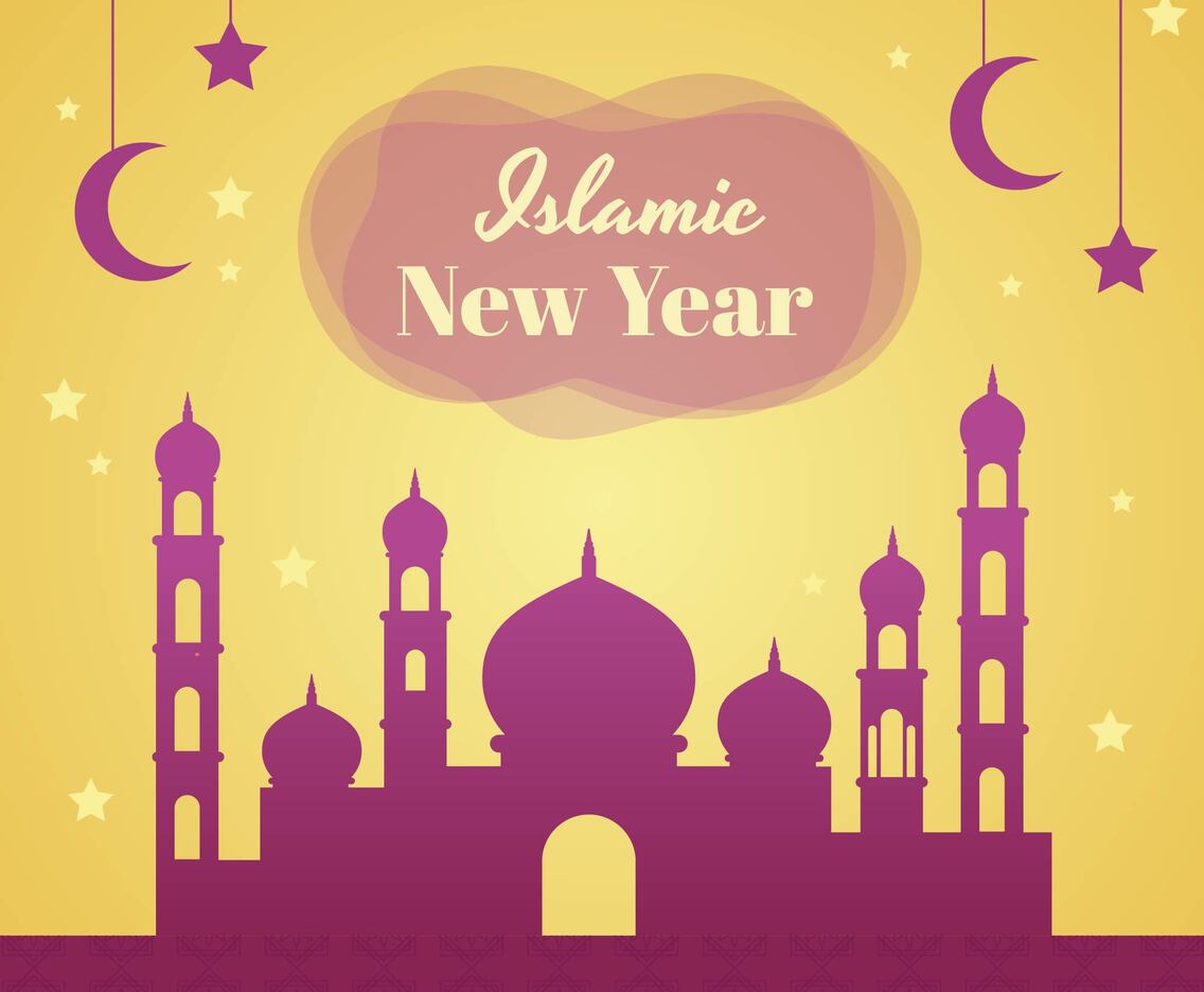 Islamic New Year Vector
