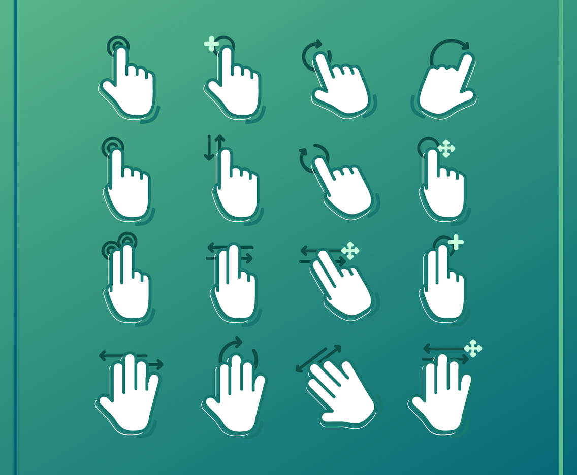 Vector Hand Gestures Collection