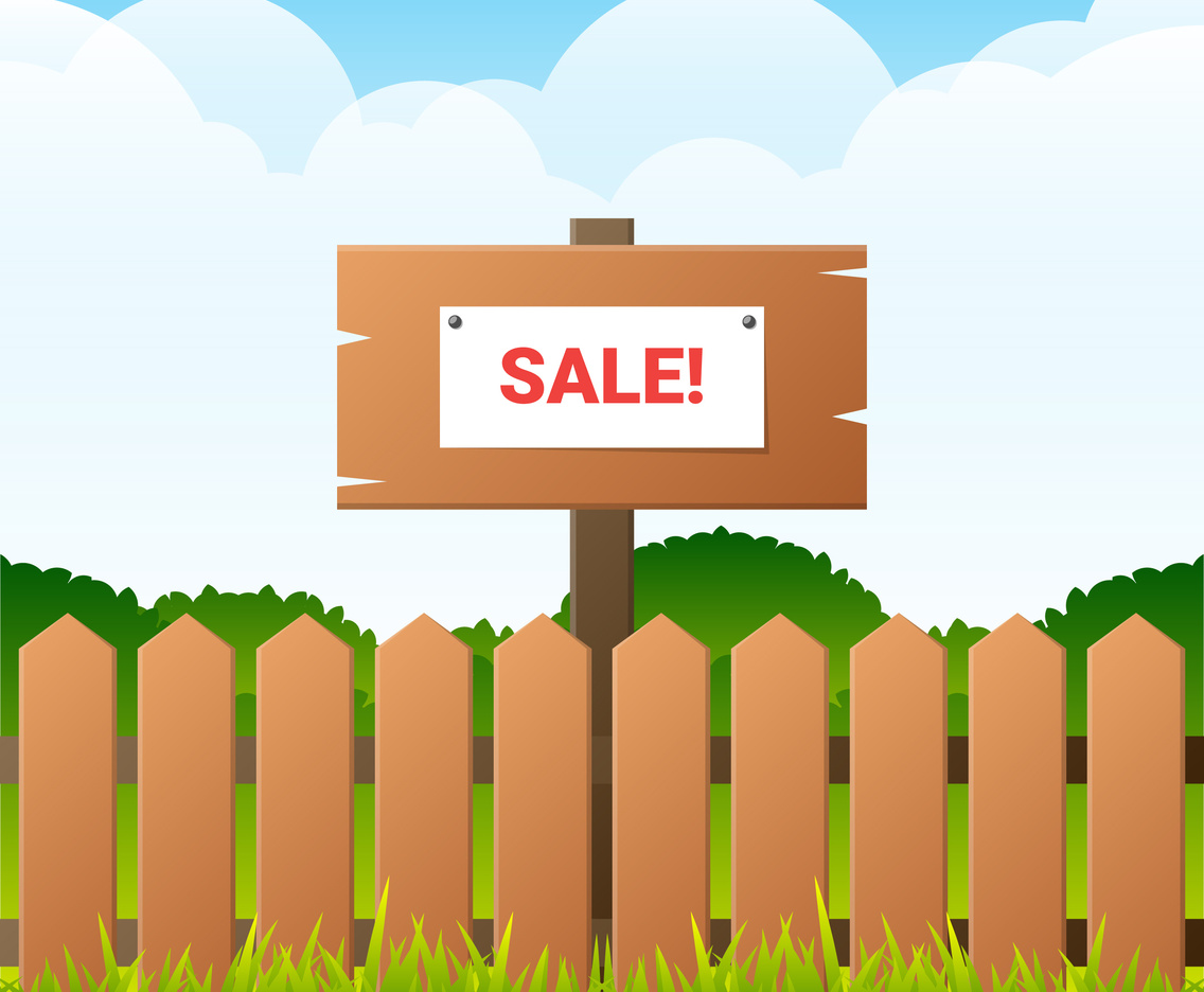 Garage Sale Background Illustration