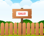 Garage Sale Background Illustration
