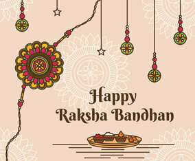Happy Raksha Bandhan Vector