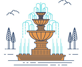 Fountain Vector