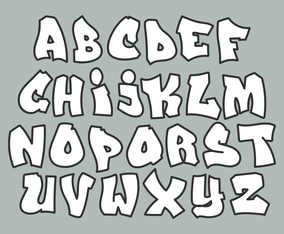 Street Graffiti Alphabet