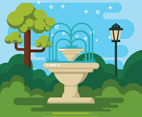 Fountain Illustration