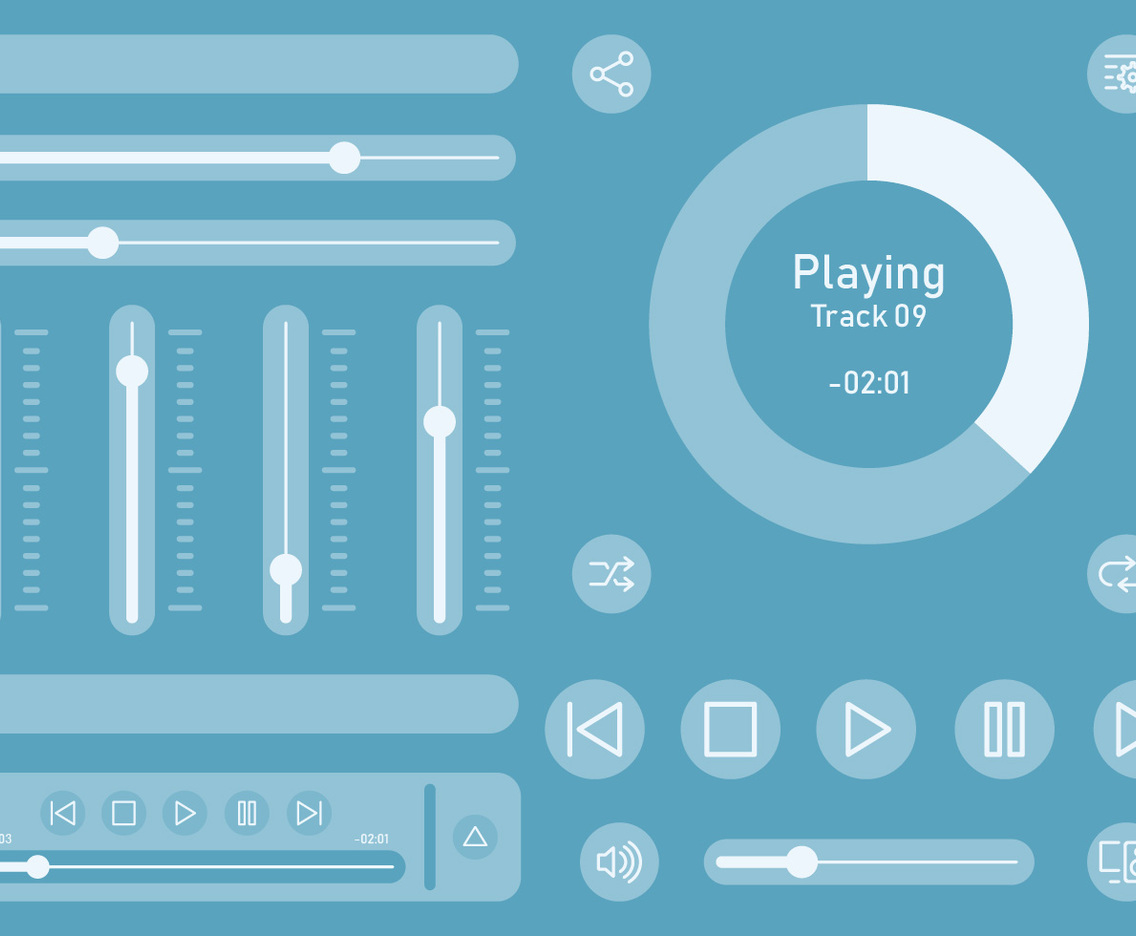Audio Music Control UI