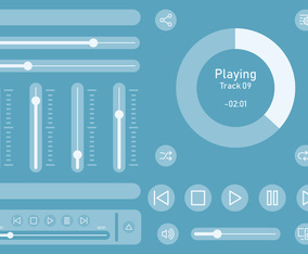 Audio Music Control UI