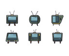 Retro Television Set Vector