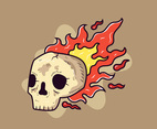 Flaming Skull