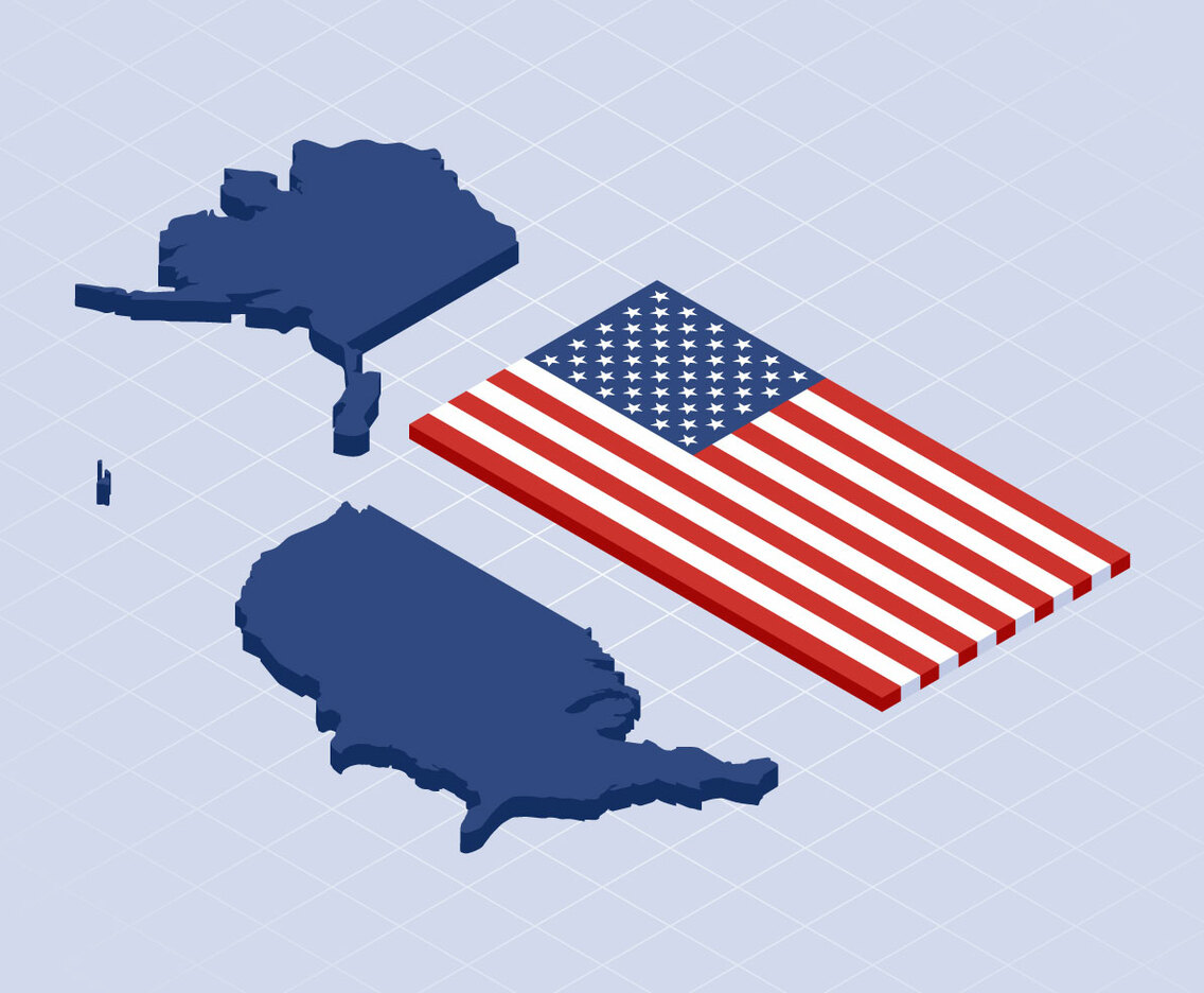 Unique United States Landmark Map Vectors