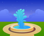 Beautiful Fountain Vectors