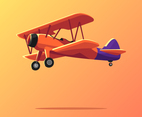 Biplane Vector