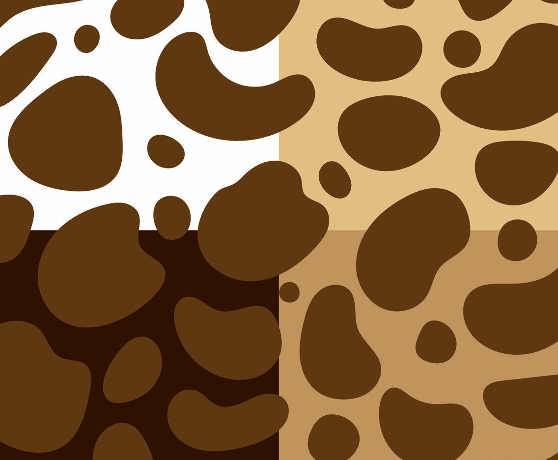 Sketch Cow Print Vector