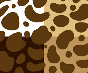 Sketch Cow Print Vector