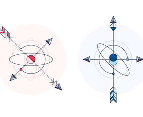 Compass Tattoo Vector