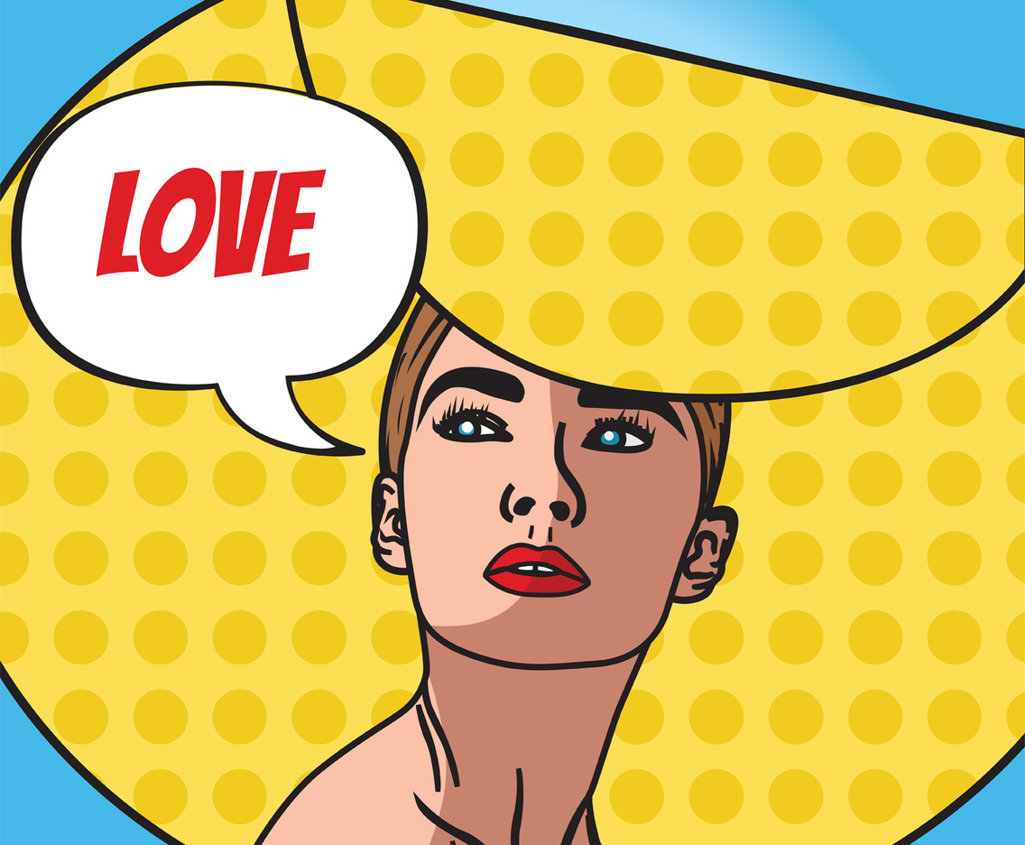 Woman Pop Art Vector