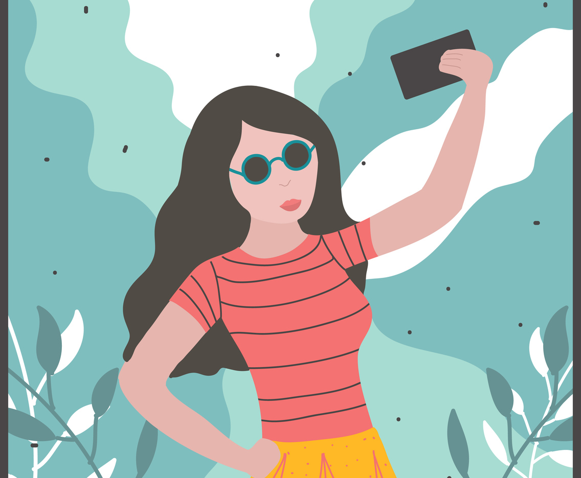 Selfie Illustration