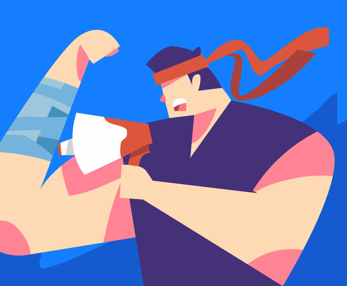 Megaphone Demonstration