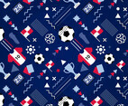 Vector Soccer World Cup Pattern Background
