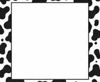 Cow Print Background Template