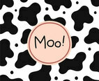 Cow Skin Texture Background