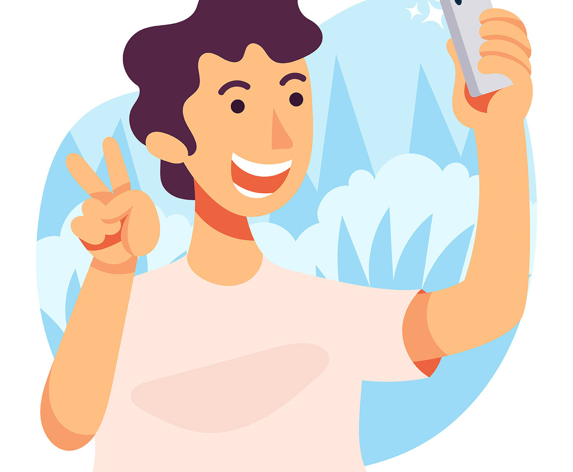 Selfie Illustration