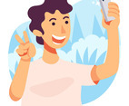 Selfie Illustration