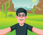 Selfie Illustration