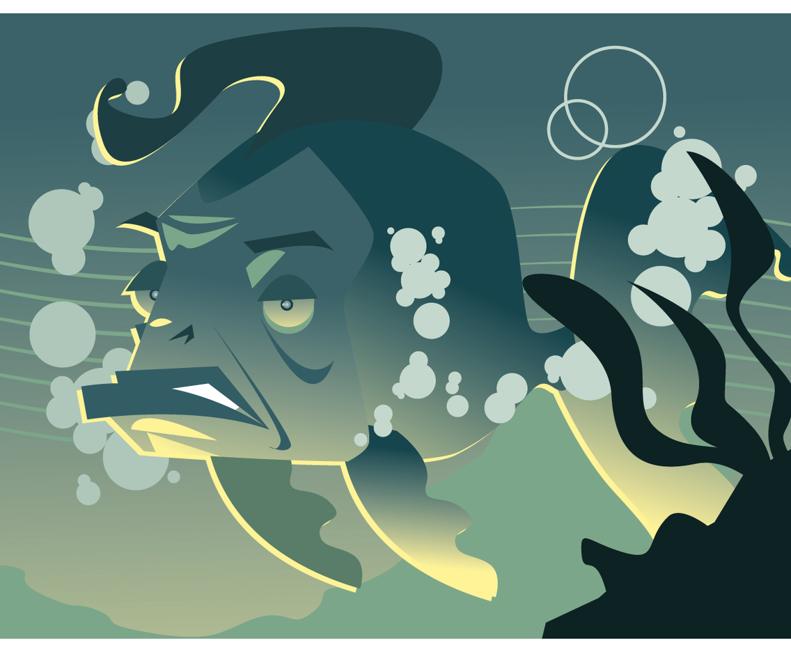 Arrogant Fish Vector