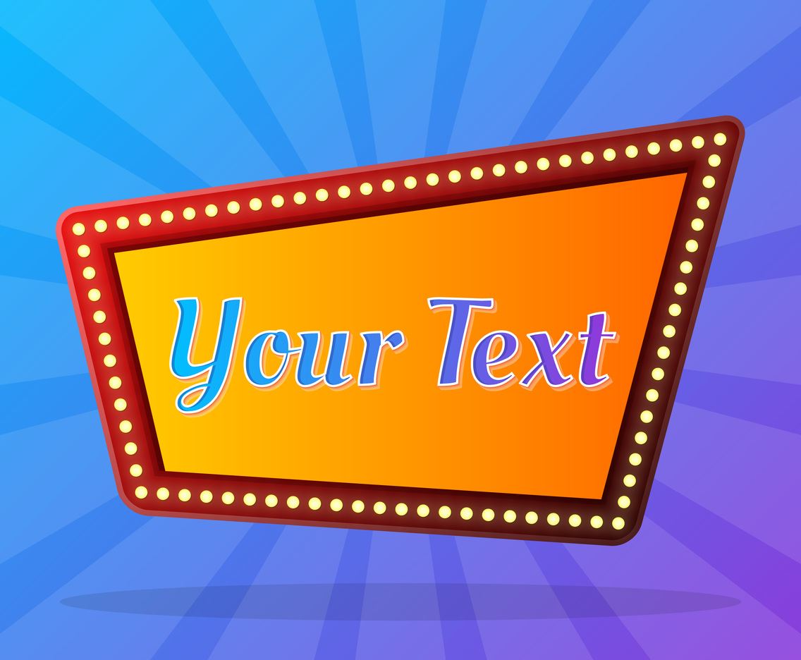 Vintage Light Frame Big Sale Template