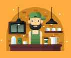 Barista Vector