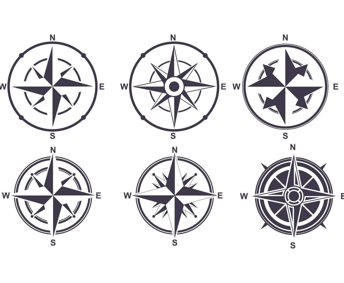 Compass Icons Vector