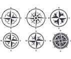 Compass Icons Vector