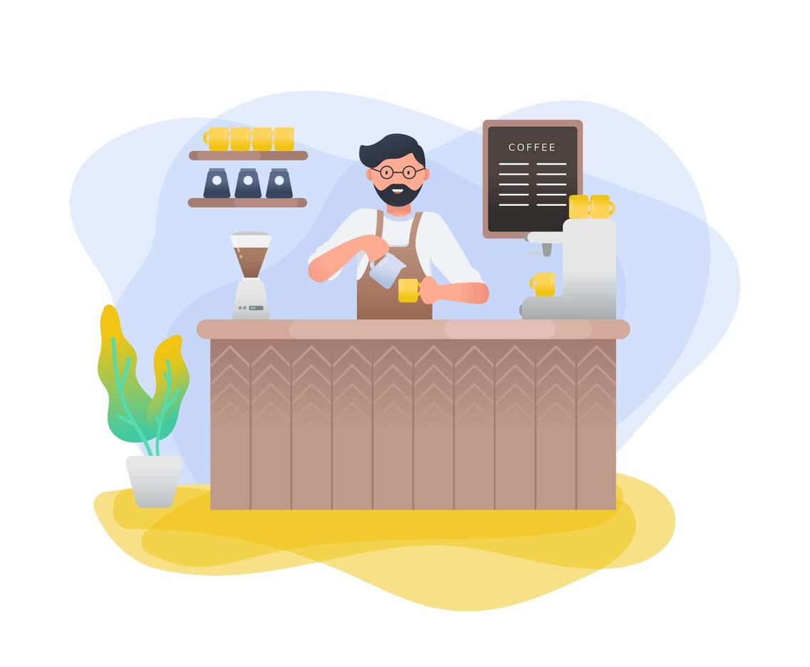 Barista Vector